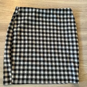 Checkered Mini Skirt